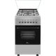 תנור משולב כיריים גז צר Sol GSX56SF - גימור נירוסטה אחריות ע"י היבואן הרשמי