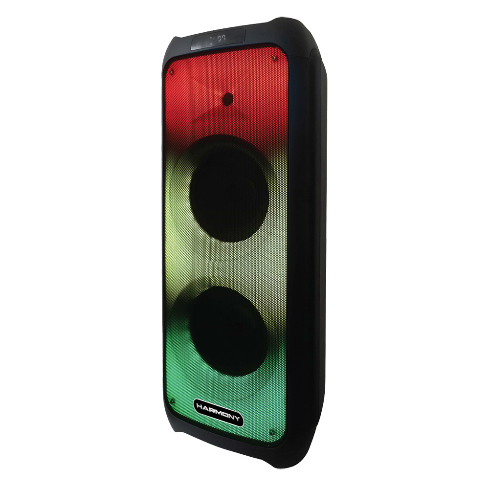 בידורית ניידת Harmony S-D10 עם זוג מקרופונים אלחוטים - צבע שחור שנה אחריות ע