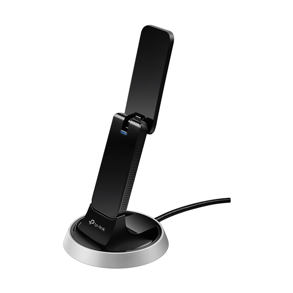 ‏כרטיס רשת אלחוטי TP-Link Archer T9UH AC1900 High Gain Wi-Fi USB Adapter - צבע שחור שלוש שנות אחריות ע