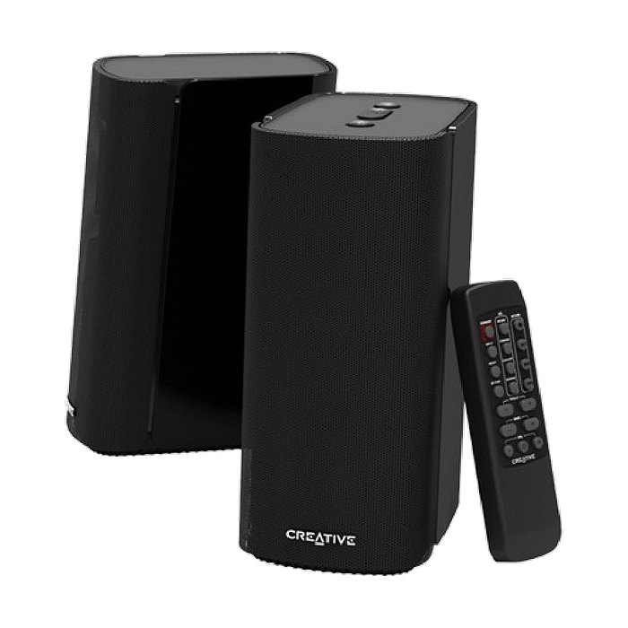 רמקולים למחשב Creative T100 2.0 Compact Hi-Fi - צבע שחור שנה אחריות עי יבואן רשמי