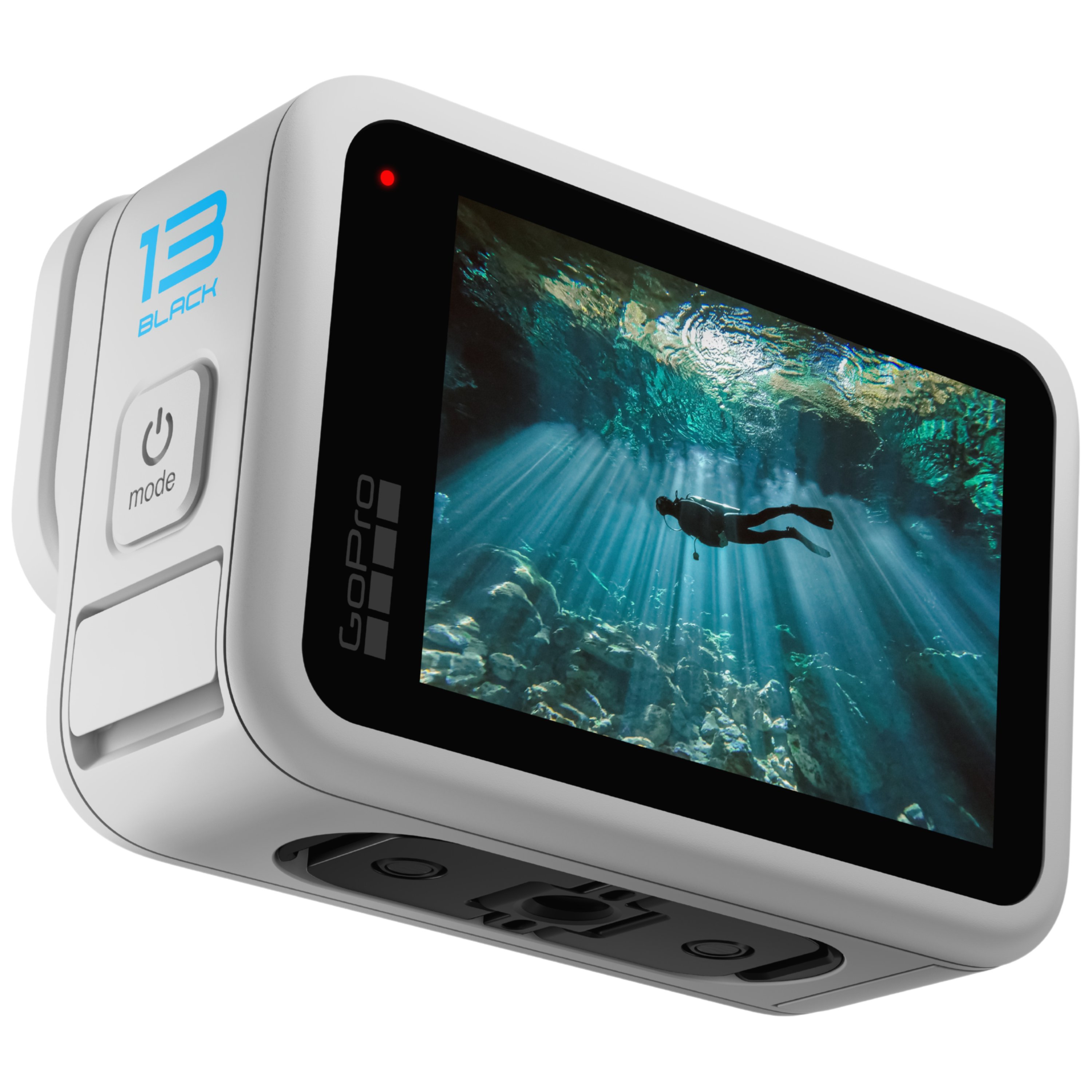 מצלמת אקסטרים GoPro Hero 13 Black - צבע לבן שנתיים אחריות ע