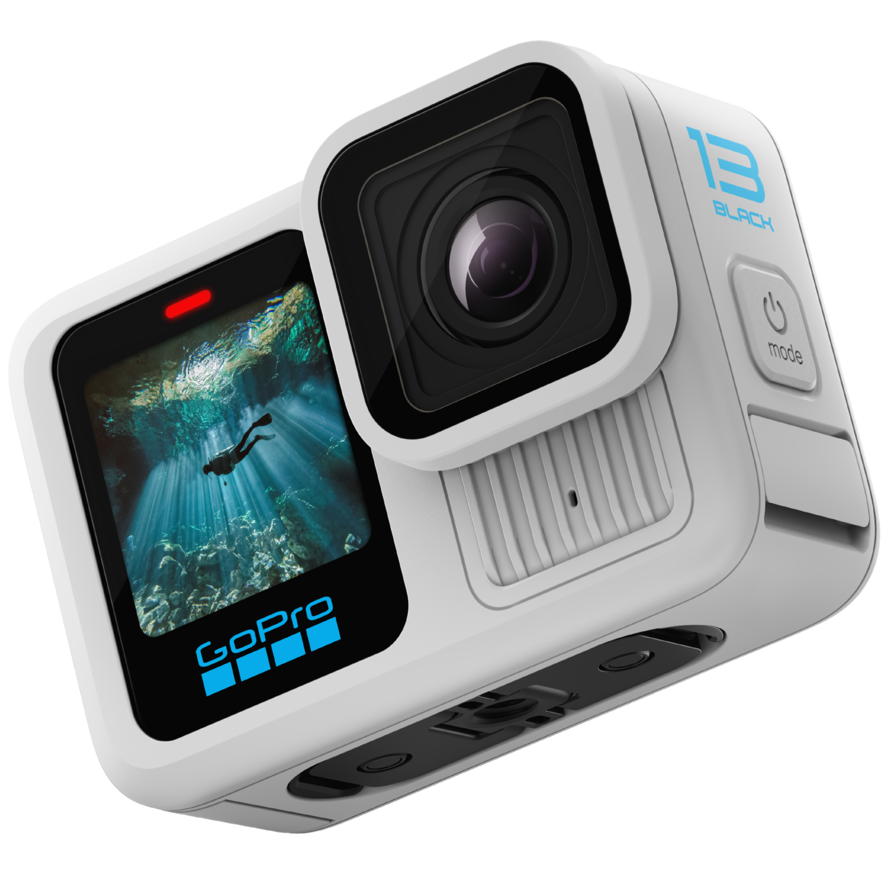 מצלמת אקסטרים GoPro Hero 13 Black - צבע לבן שנתיים אחריות ע