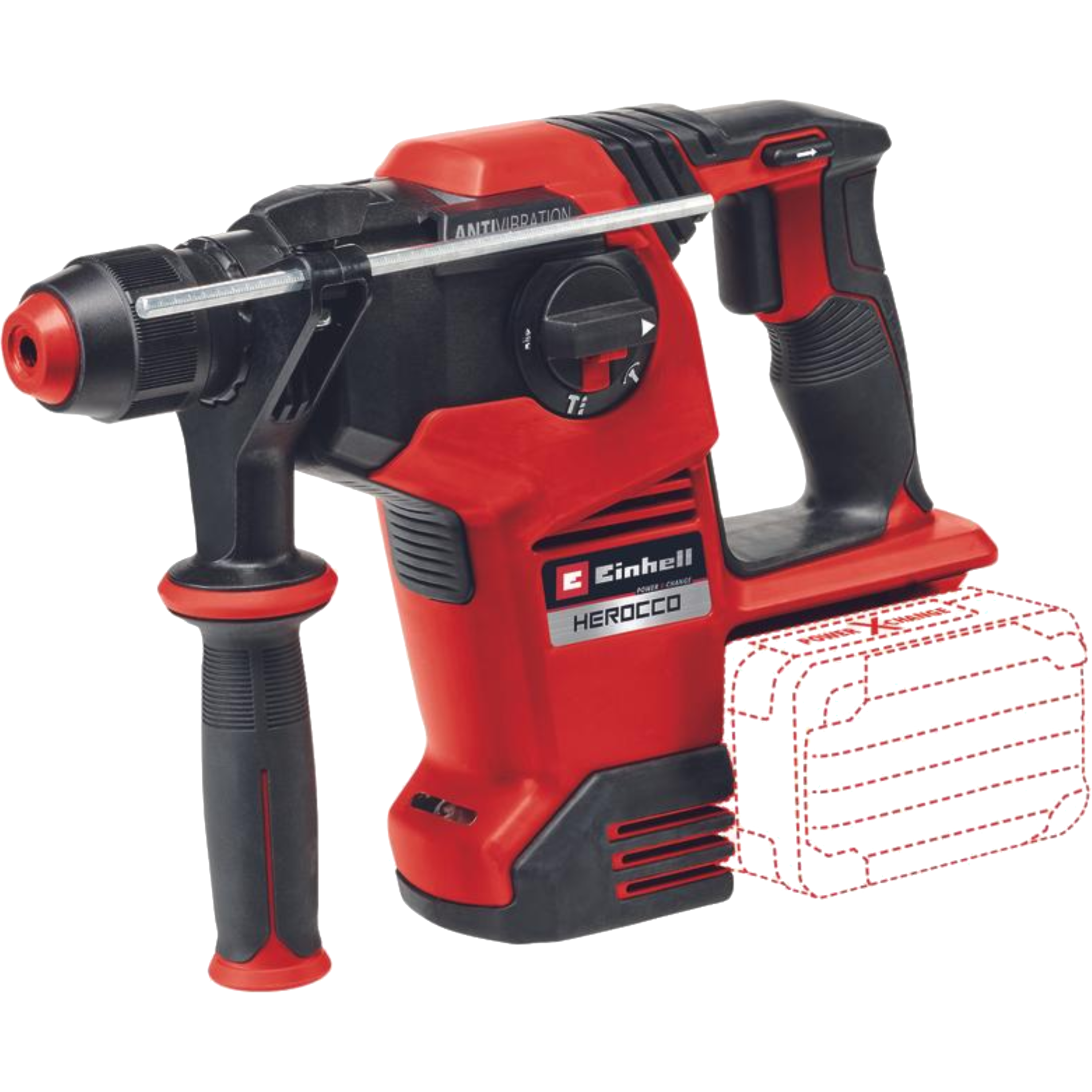 פטישון בראשלס עוצמתי נטען  18V (גוף)   Einhell HEROCCO 36-28 Solo – שנתיים אחריות ע