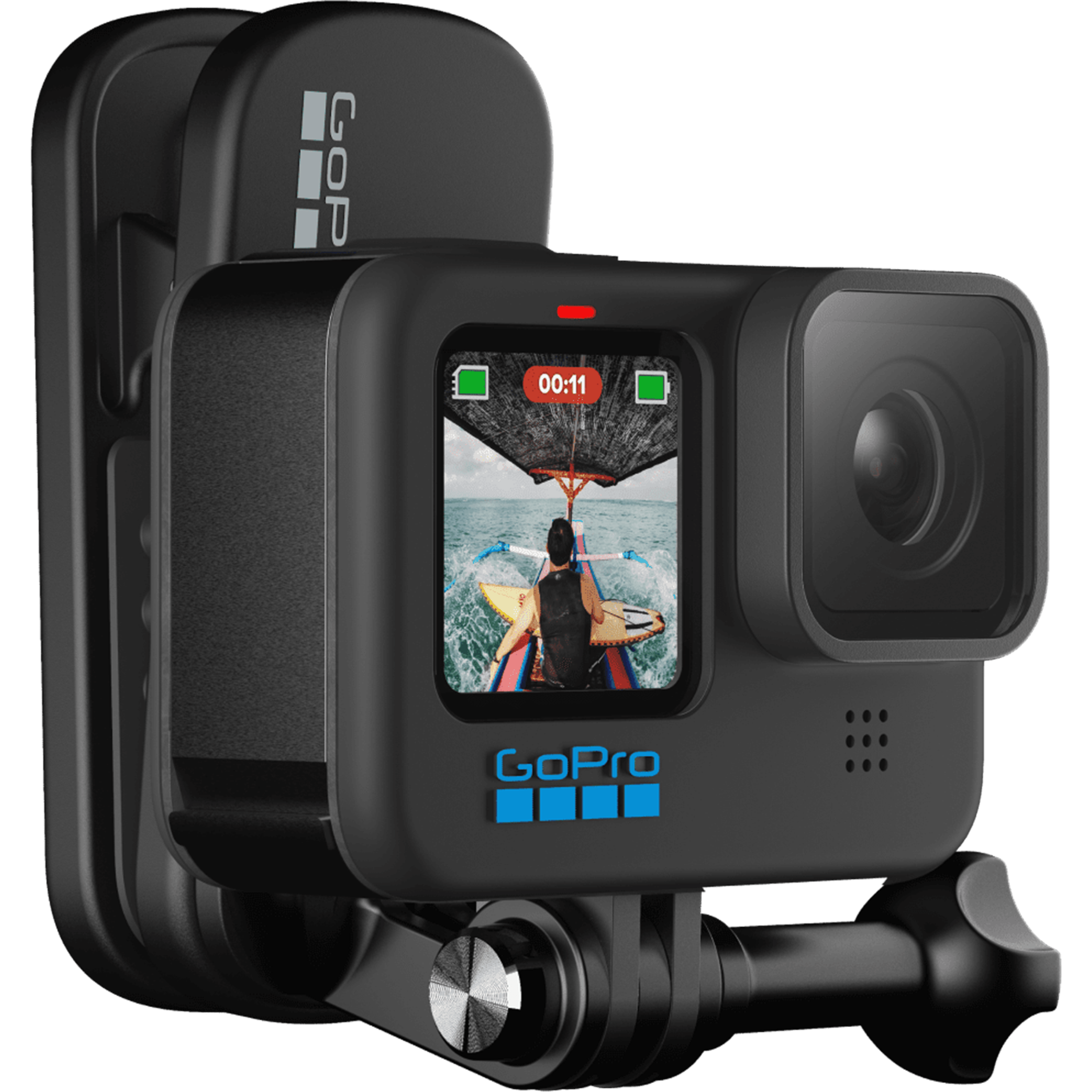 קליפס מגנטי מסתובב לכל מצלמות GoPro - שנה אחריות ע