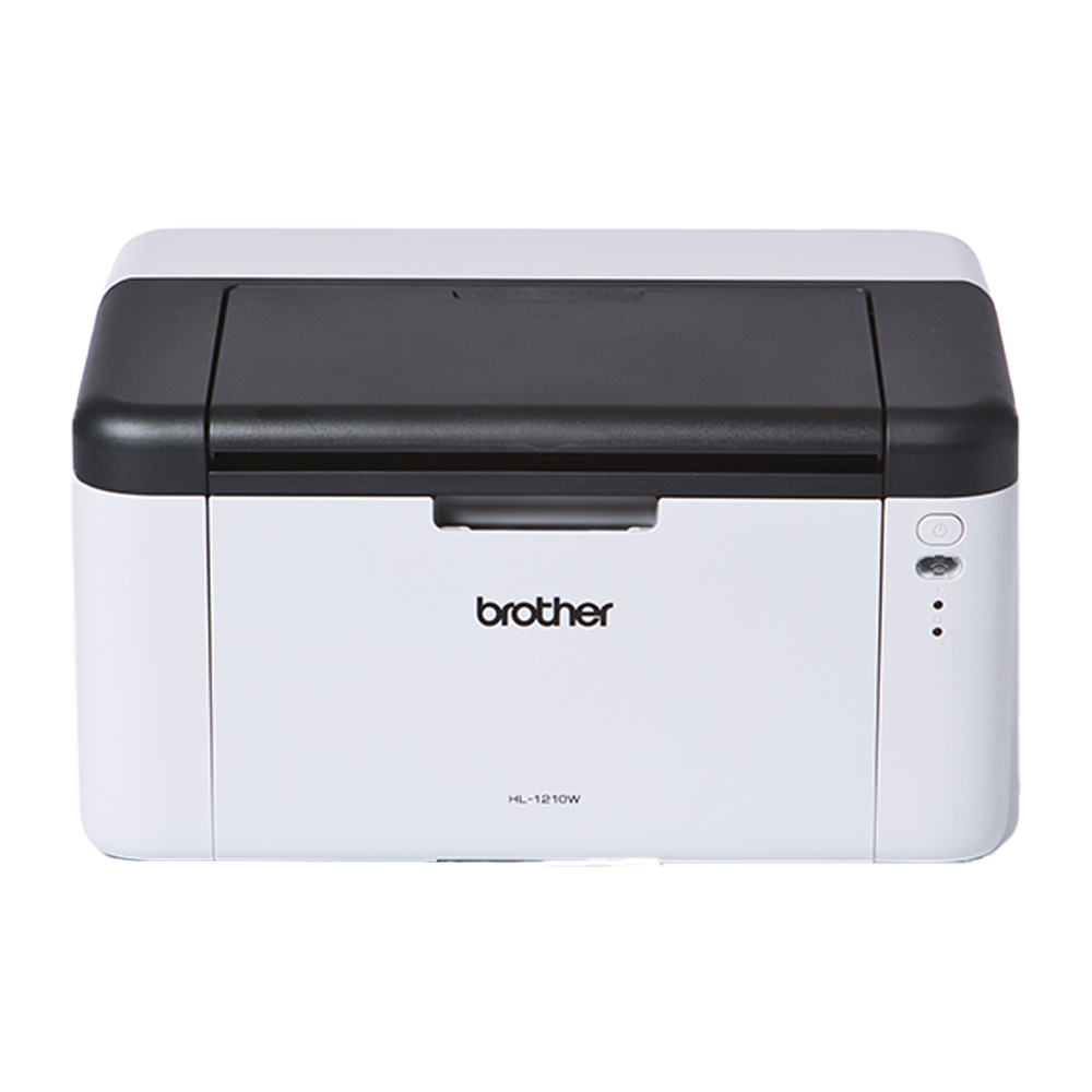 מדפסת לייזר שחור-לבן אלחוטית Brother HL-1210W - צבע אפור שנה אחריות ע