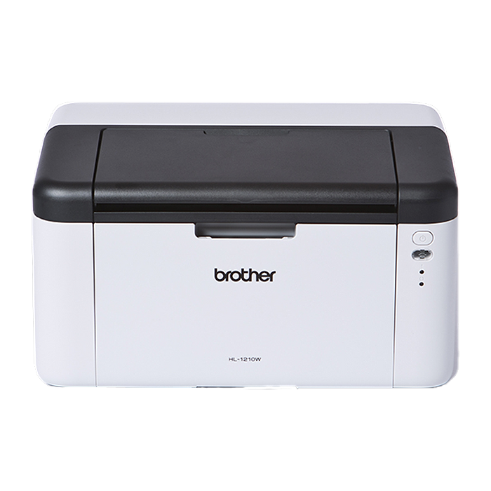 מדפסת לייזר שחור-לבן אלחוטית Brother HL-1210W - צבע אפור שנה אחריות עי היבואן הרשמי 