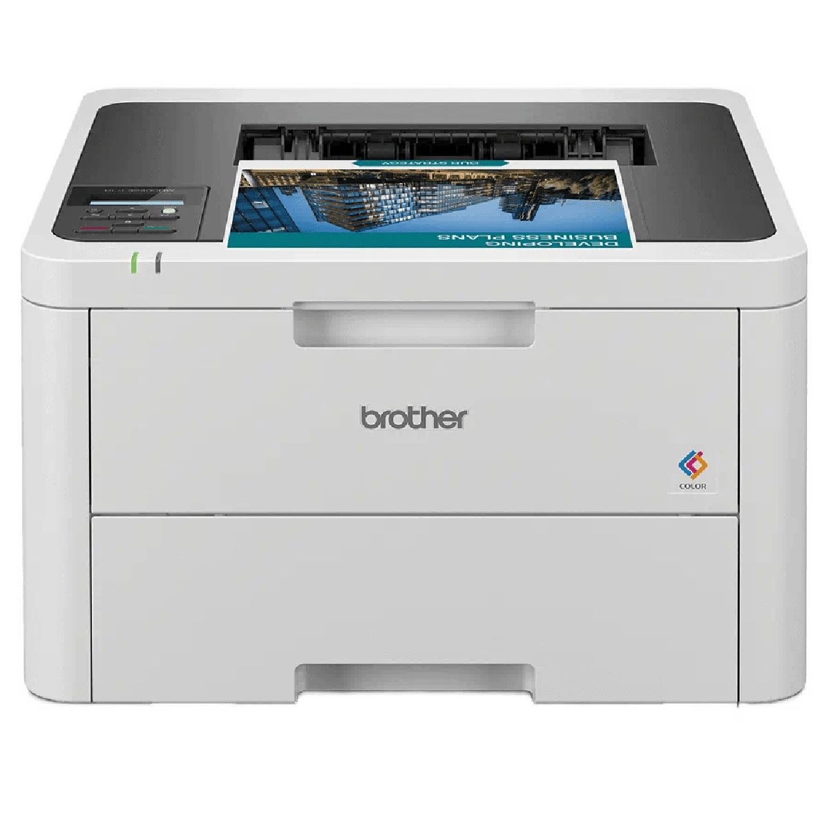 מדפסת לייזר צבעונית אלחוטית Brother HL-L3240CDW - צבע לבן שנה אחריות ע