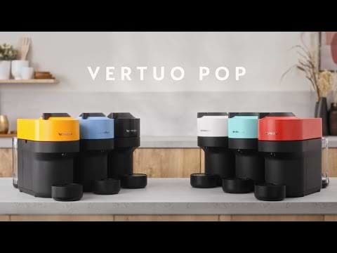 מכונת קפה Nespresso Vertuo Pop GDV2-IL-WH-NE - צבע לבן  אחריות יבואן הרשמי