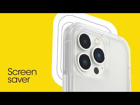 כיסוי Otterboxל Apple iPhone 14 Pro Max דגם Symmetry - שקוף שנה אחריות ע