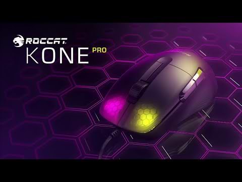 עכבר גיימינג חוטי Roccat Kone Pro - צבע לבן שנה אחריות ע