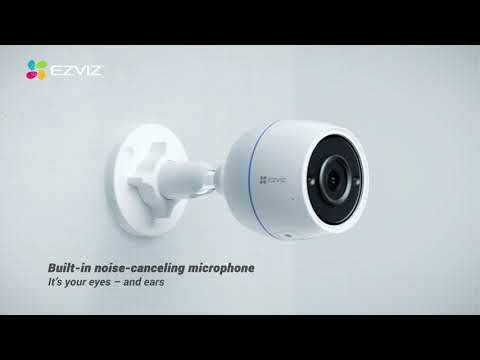 מצלמת אבטחה חיצונית עם ראיית לילה Ezviz C3TN 1080P FHD - צבע לבן שנה אחריות ע