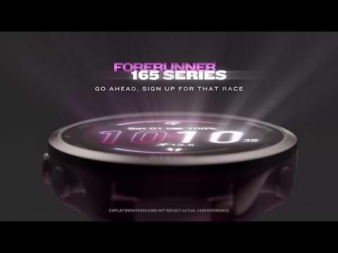 שעון ספורט חכם Garmin Forerunner 165 Music GPS 43mm - צבע שחור שנתיים אחריות ע