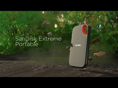 כונן קשיח נייד SanDisk Extreme Portable SSD 2TB 1050MB/s -SDSSDE61-2T00-G25 - צבע שחור שלוש שנות אחריות ע