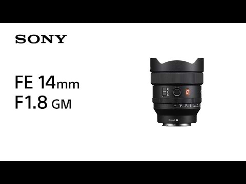 עדשת Sony FE 14mm f/1.8 GM - צבע שחור שלוש שנות אחריות ע