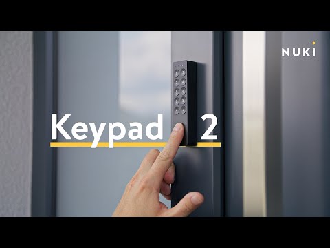 קודן למנעול חכם Nuki Keypad 2.0 -צבע שחור שנה אחריות ע