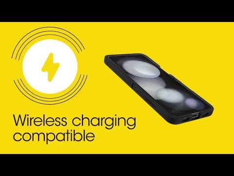 כיסוי Otterbox למכשיר Samsung Galaxy Z Flip 6 דגם Thin Flex - צבע שחור שנה אחריות ע