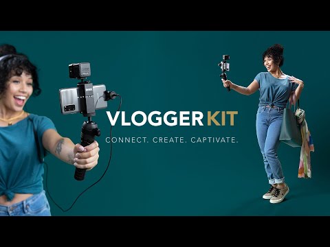קיט וולוגרים עם חיבור USB-C לצילום בסמארטפון Rode Vlogger - צבע שחור שנה אחריות ע