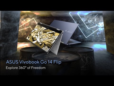 מחשב נייד עם מסך מגע Asus Vivobook Go 14 Flip TP1400KA-EC075WS - Celeron N4500 128GB eMMC 4GB RAM Windows 11s - צבע כחול שנה אחריות ע