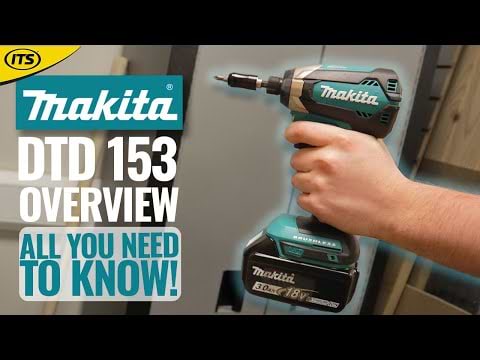 מברגת אימפקט בראשלס 18V Makita DTD153 / XDT13P1-4AH 18V LXT Li-Ion Brushless - כולל סוללה 18V 4Ah ומטען מהיר