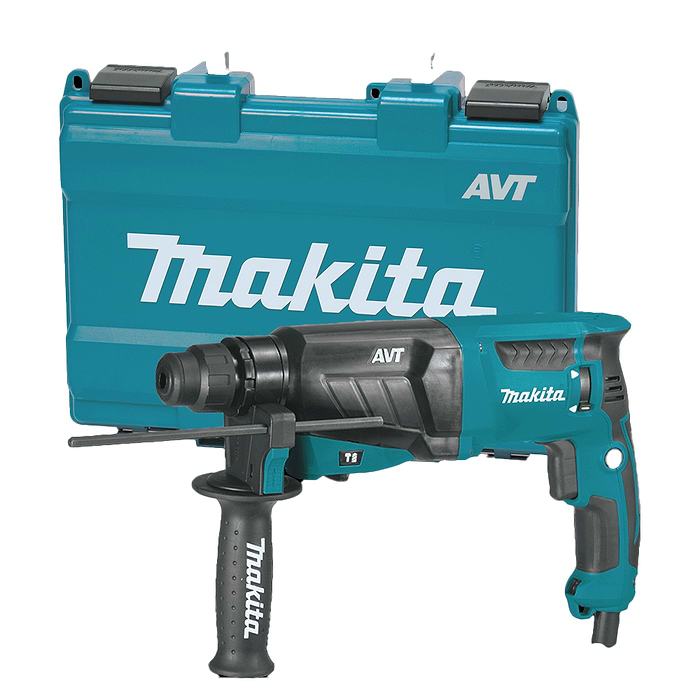 פטישון חשמלי 26 ממ קידוח 800W מערכת AVT בקופסה קשיחה HR2631FX5 Makita