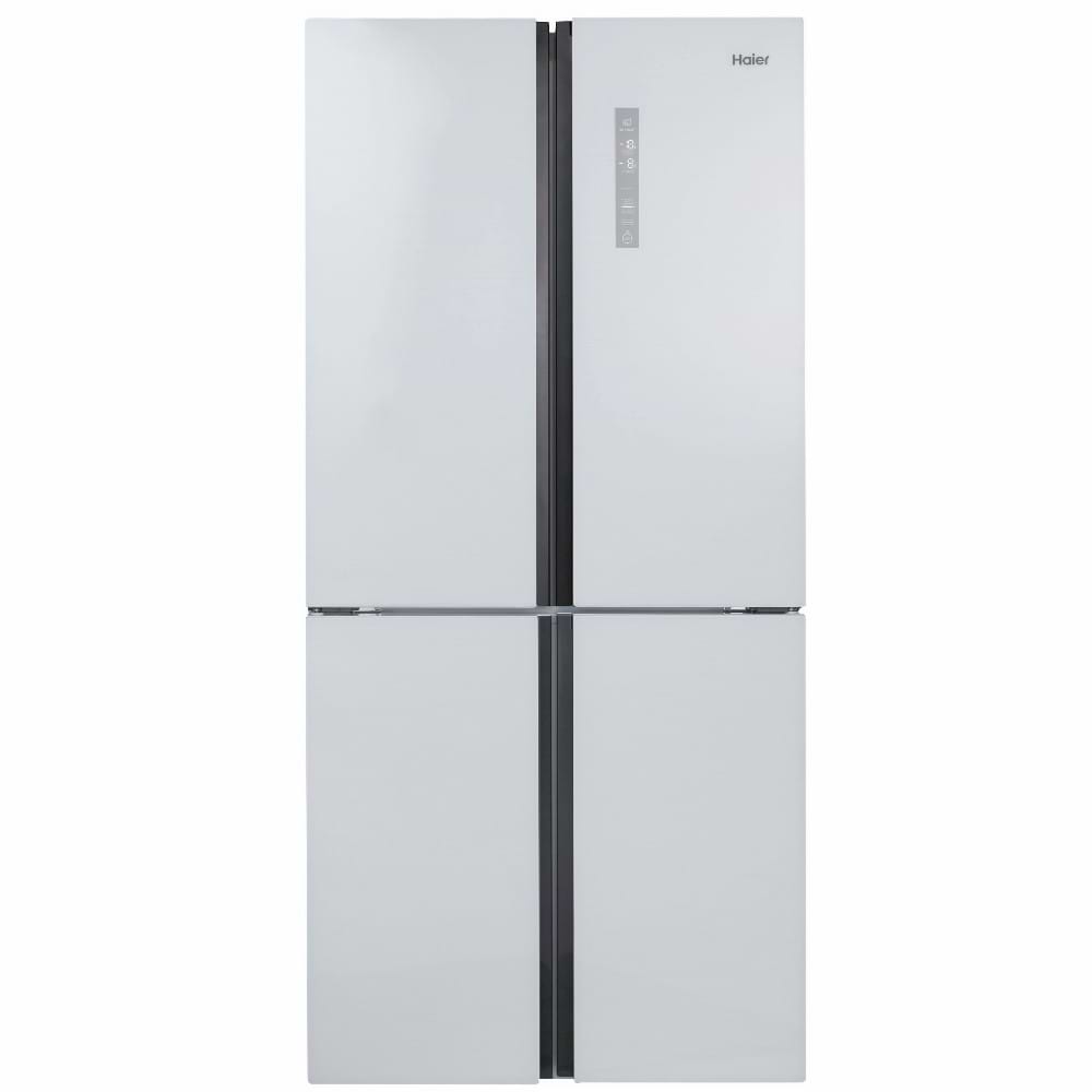 מקרר 4 דלתות HRF-5500FW זכוכית לבנה HAIER | אחריות ניופאן היבואן הרשמי