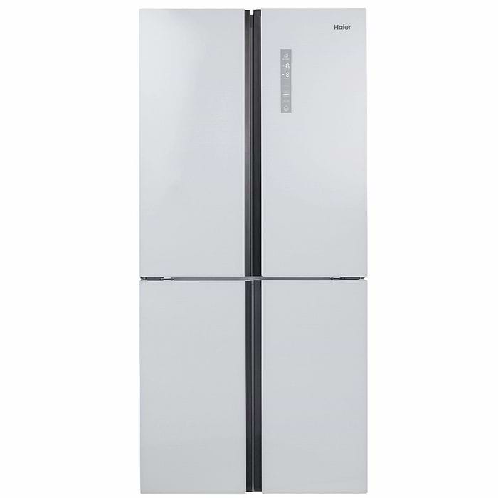 מקרר 4 דלתות HRF-5500FW זכוכית לבנה HAIER | אחריות ניופאן היבואן הרשמי