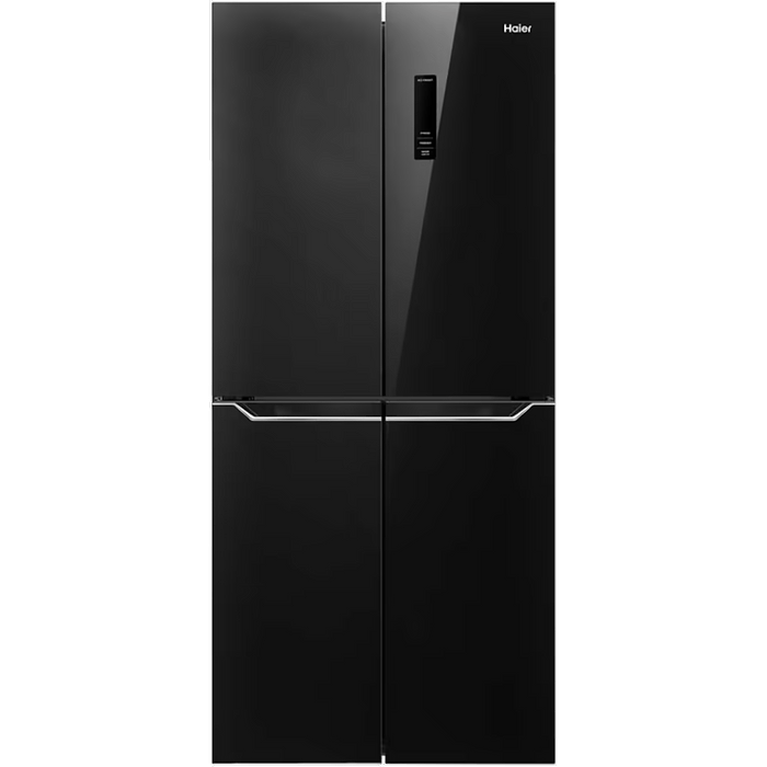 מקרר 4 דלתות האייר HRF4494FB זכוכית שחורה Haier