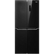 מקרר 4 דלתות Haier HRF4494FB - גימור זכוכית שחורה אחריות ע