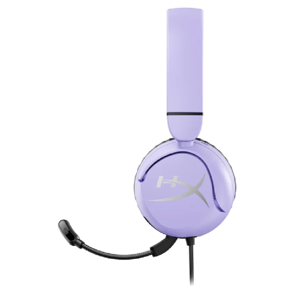 אוזניות גיימינג חוטיות מומלץ לגילאי 12-8 HyperX Cloud Mini - צבע סגול שנתיים אחריות ע