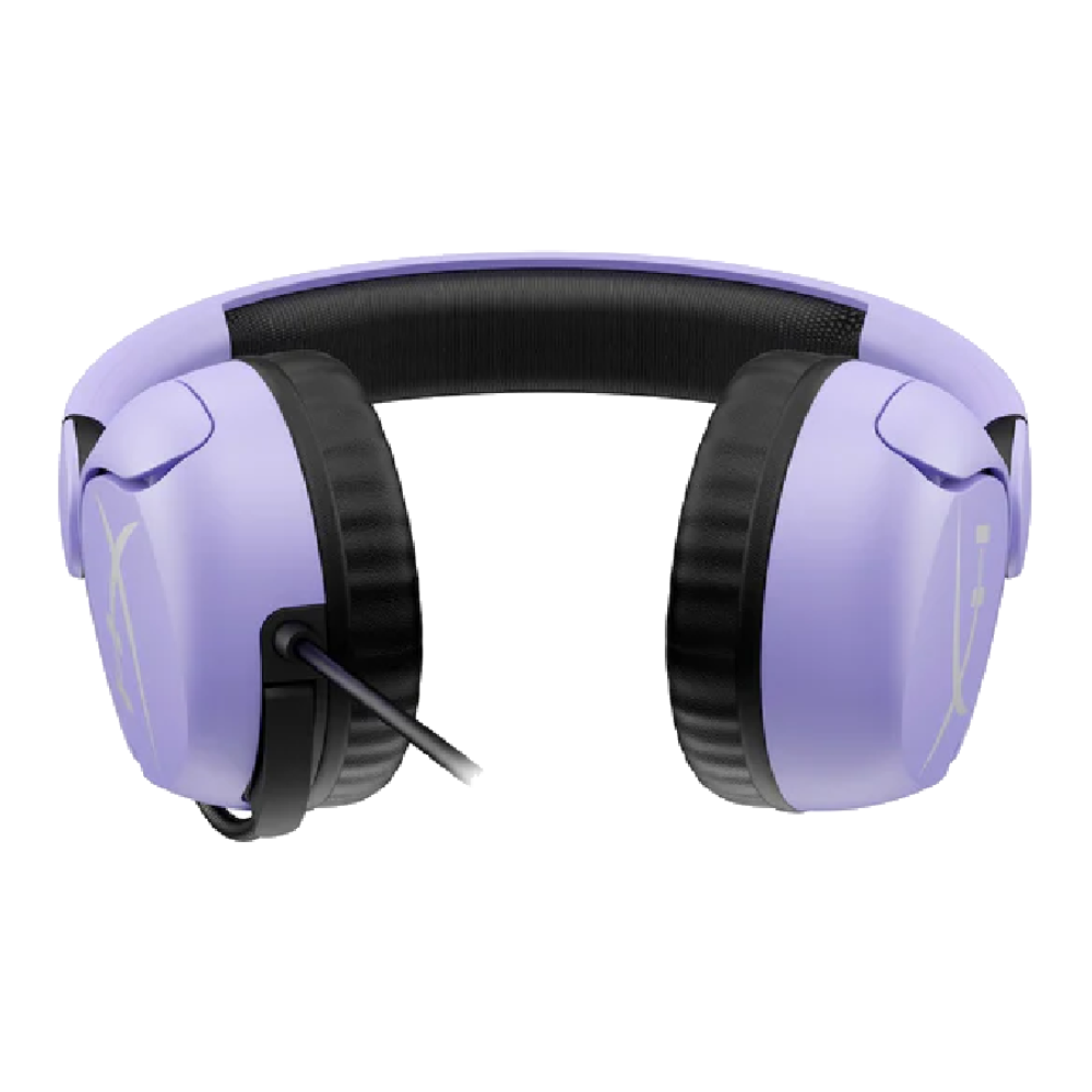 אוזניות גיימינג חוטיות מומלץ לגילאי 12-8 HyperX Cloud Mini - צבע סגול שנתיים אחריות ע