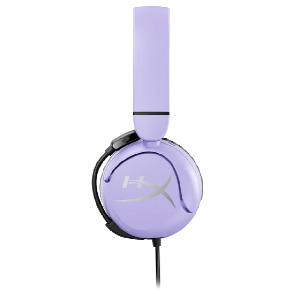 אוזניות גיימינג חוטיות מומלץ לגילאי 12-8 HyperX Cloud Mini - צבע סגול שנתיים אחריות ע