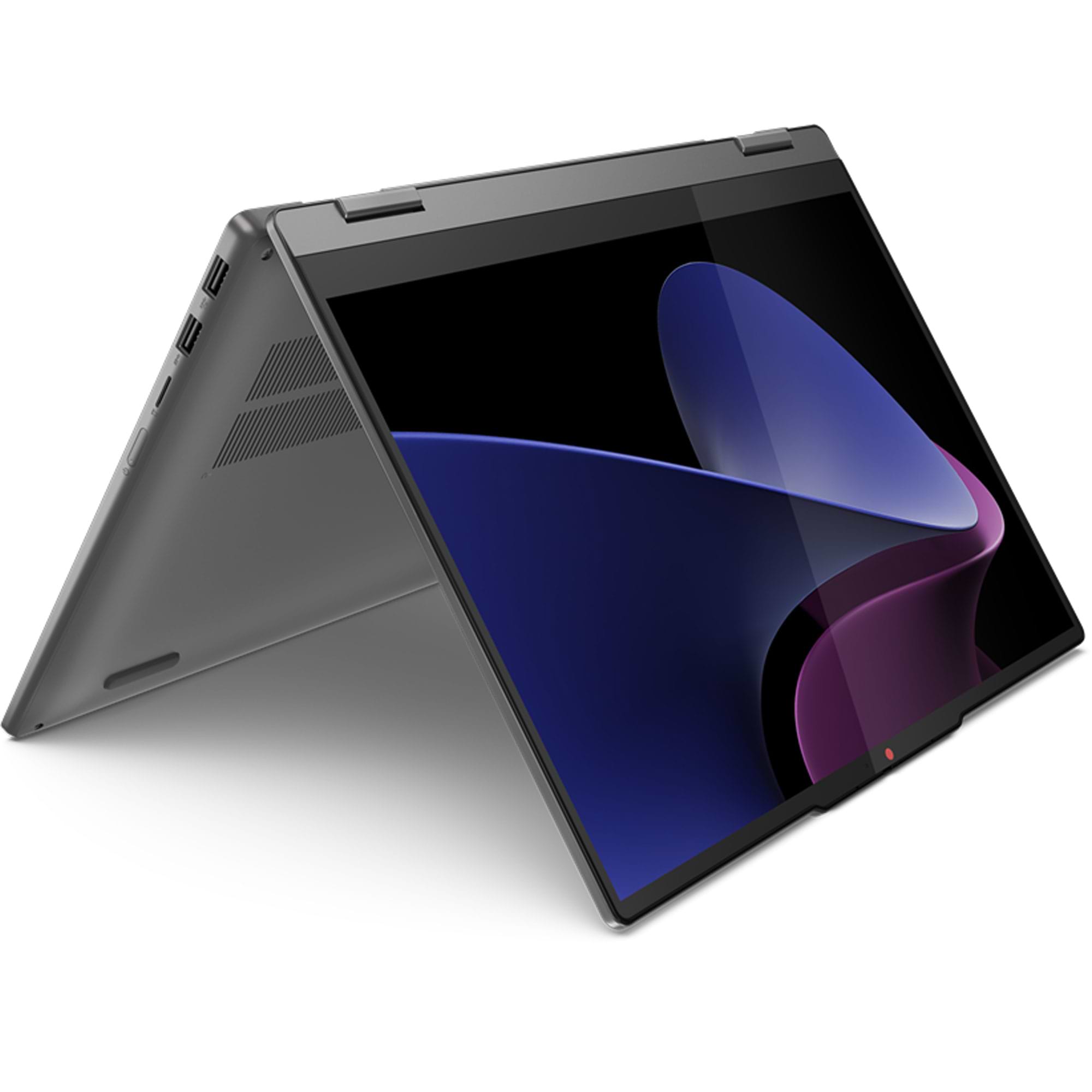מחשב נייד עם מסך מגע Lenovo IdeaPad 5 2-in-1-14IRU9 - 83DT0064IV - Core 7-150U 1TB SSD 16GB RAM - צבע אפור שלוש שנות אחריות ע