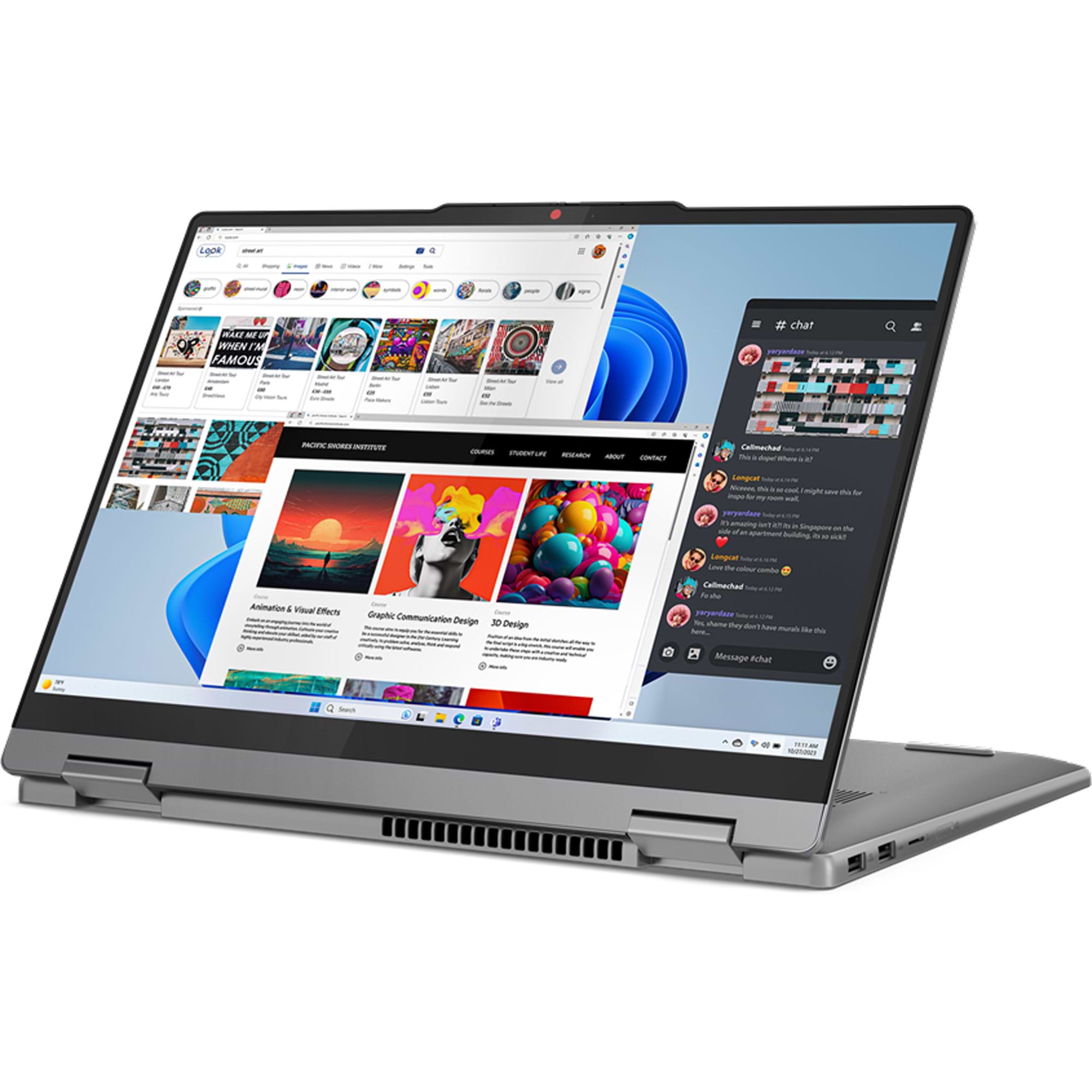 מחשב נייד עם מסך מגע 11 Lenovo IdeaPad 5 2-in-1-14IRU9 - 83DT0058IV - Core 5-120U 512GB SSD 16GB RAM Windows - צבע אפור שלוש שנות אחריות ע
