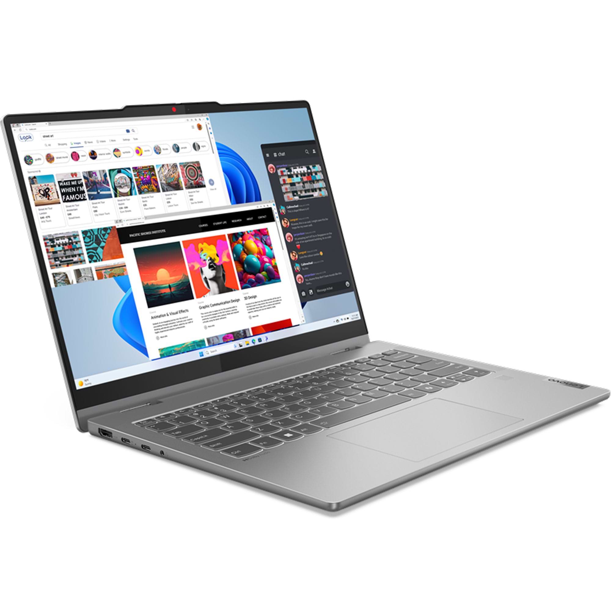 מחשב נייד עם מסך מגע Lenovo IdeaPad 5 2-in-1-14IRU9 - 83DT0064IV - Core 7-150U 1TB SSD 16GB RAM - צבע אפור שלוש שנות אחריות ע