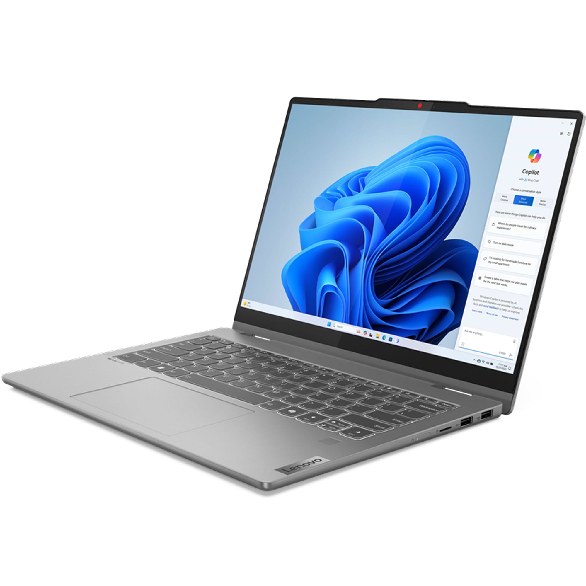 מחשב נייד עם מסך מגע Lenovo IdeaPad 5 2-in-1-14IRU9 - 83DT0064IV - Core 7-150U 1TB SSD 16GB RAM - צבע אפור שלוש שנות אחריות ע