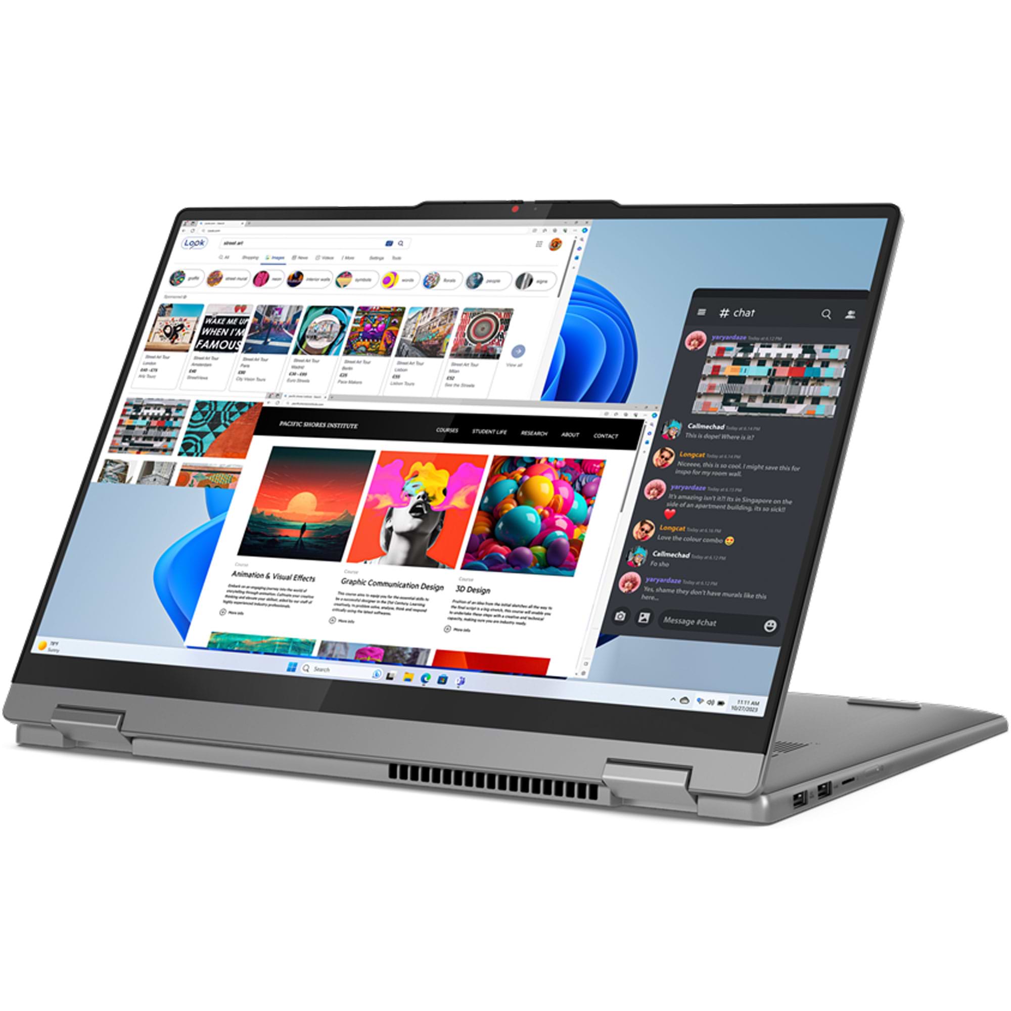 מחשב נייד עם מסך מגע Lenovo IdeaPad 5 2-in-1-16IRU9 - 83DU003FIV - Core 5-120U 1TB SSD 16GB RAM Windows 11 - צבע אפור שלוש שנות אחריות ע