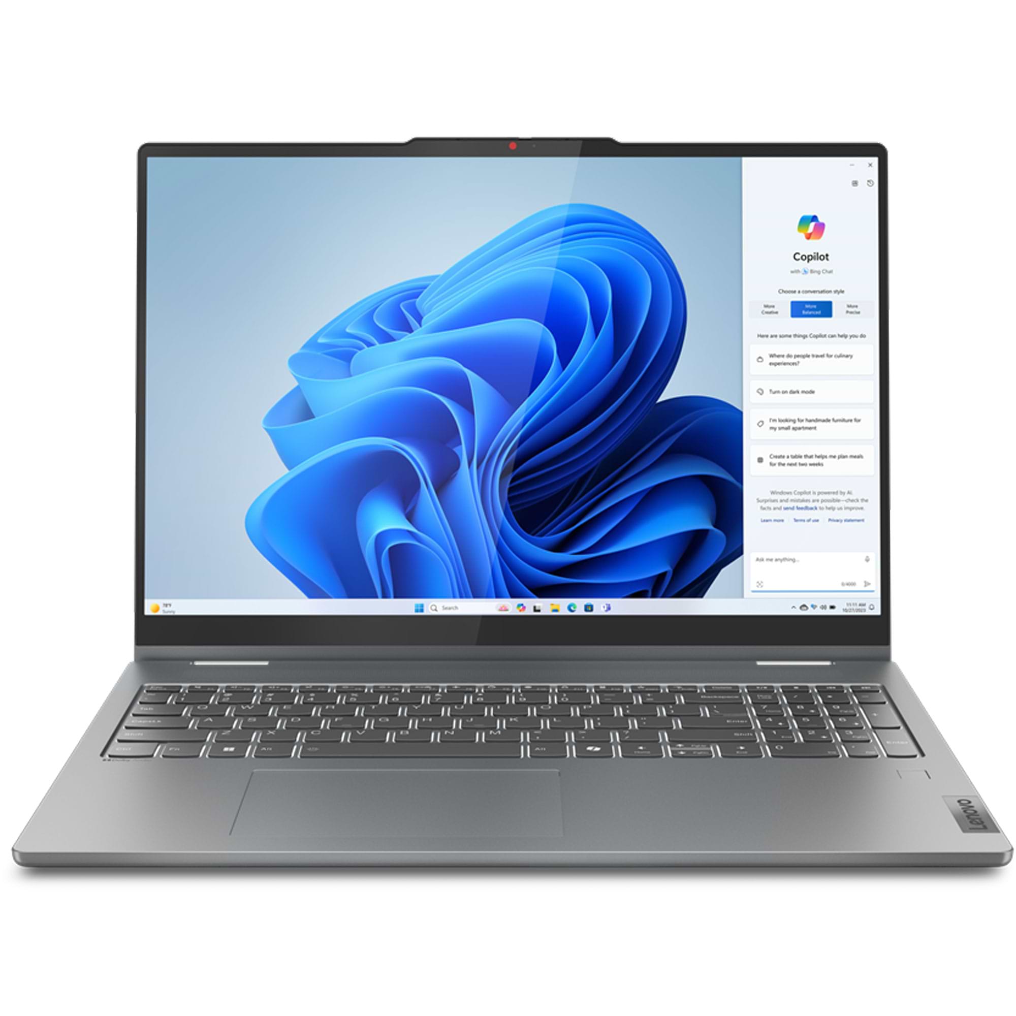 מחשב נייד עם מסך מגע Lenovo IdeaPad 5 2-in-1-16IRU9 - 83DU003FIV - Core 5-120U 1TB SSD 16GB RAM Windows 11 - צבע אפור שלוש שנות אחריות ע