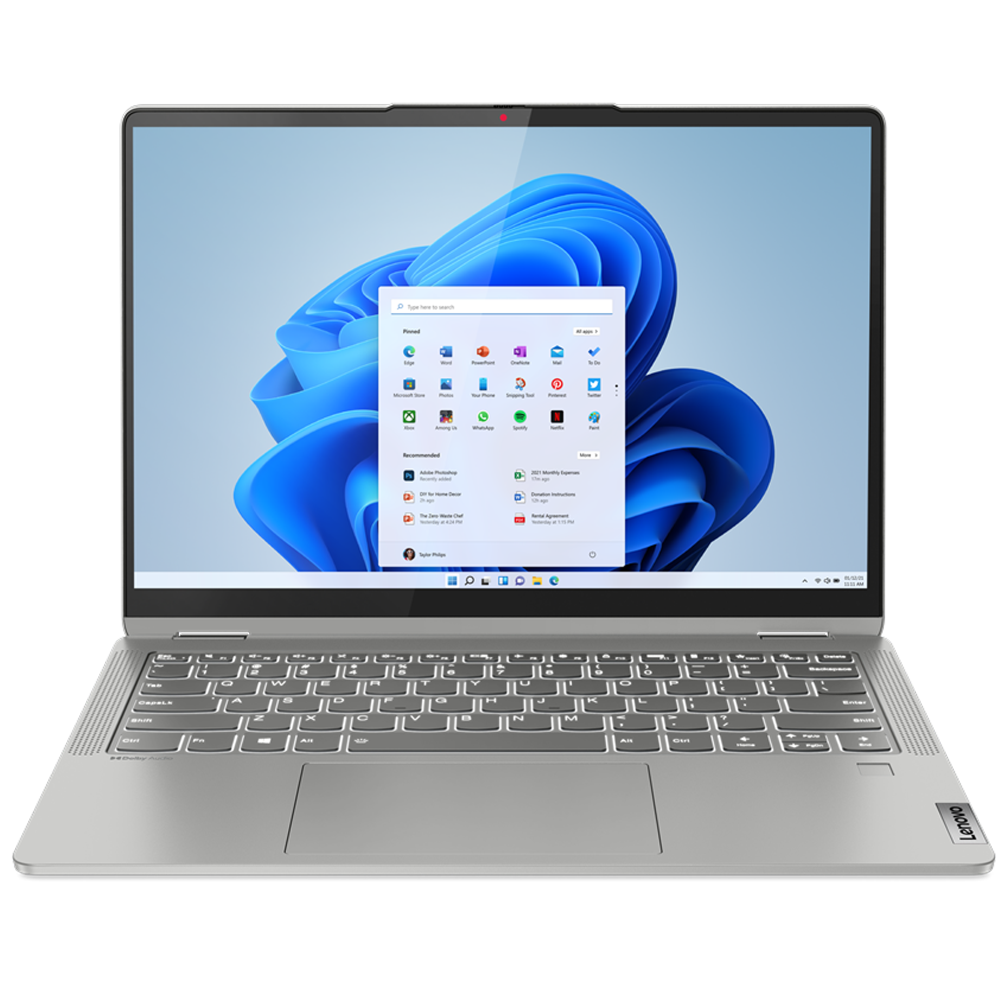 מחשב נייד עם מסך מגע Lenovo IdeaPad Flex 5 14IAU7 - 82R7009PIV - Core i5-1235U 512GB SSD 16GB RAM Windows 11 - צבע אפור שלוש שנות אחריות ע