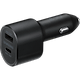 מטען כפול מקורי לרכב Samsung 45W+15W - צבע שחור שנה אחריות ע"י היבואן הרשמי