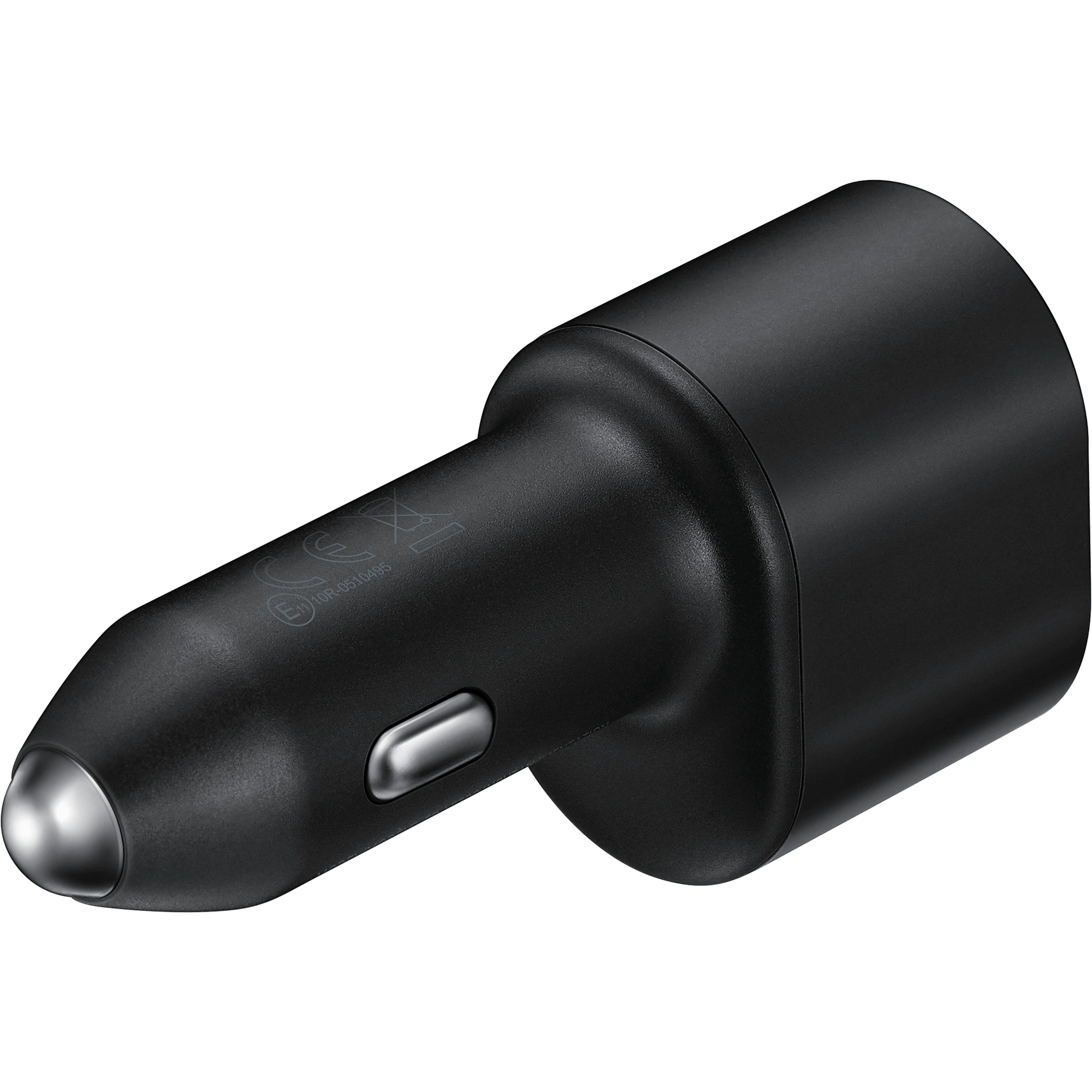 מטען כפול מקורי לרכב Samsung 45W+15W - צבע שחור שנה אחריות ע