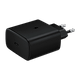 מטען קיר מקורי Samsung 45W USB Type-C ל-USB Type-C - צבע שחור שנה אחריות ע