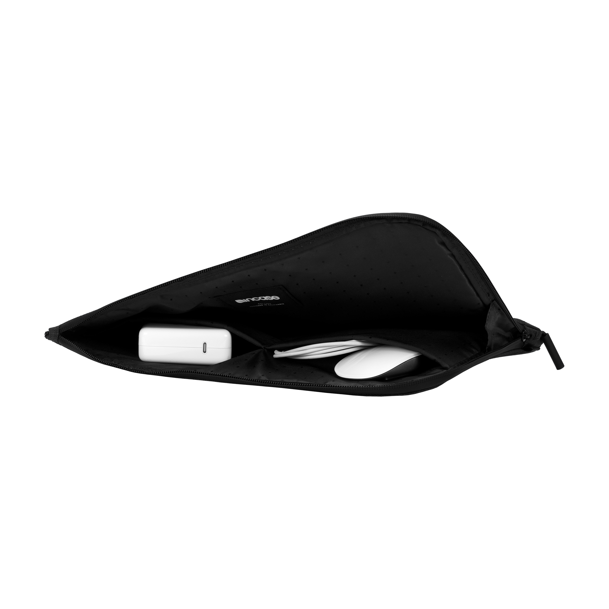 תיק מעטפה למחשב נייד Incase Facet Sleeve for MacBook Pro 16'' 2021 in Recycled Twill - צבע שחור שנה אחריות ע