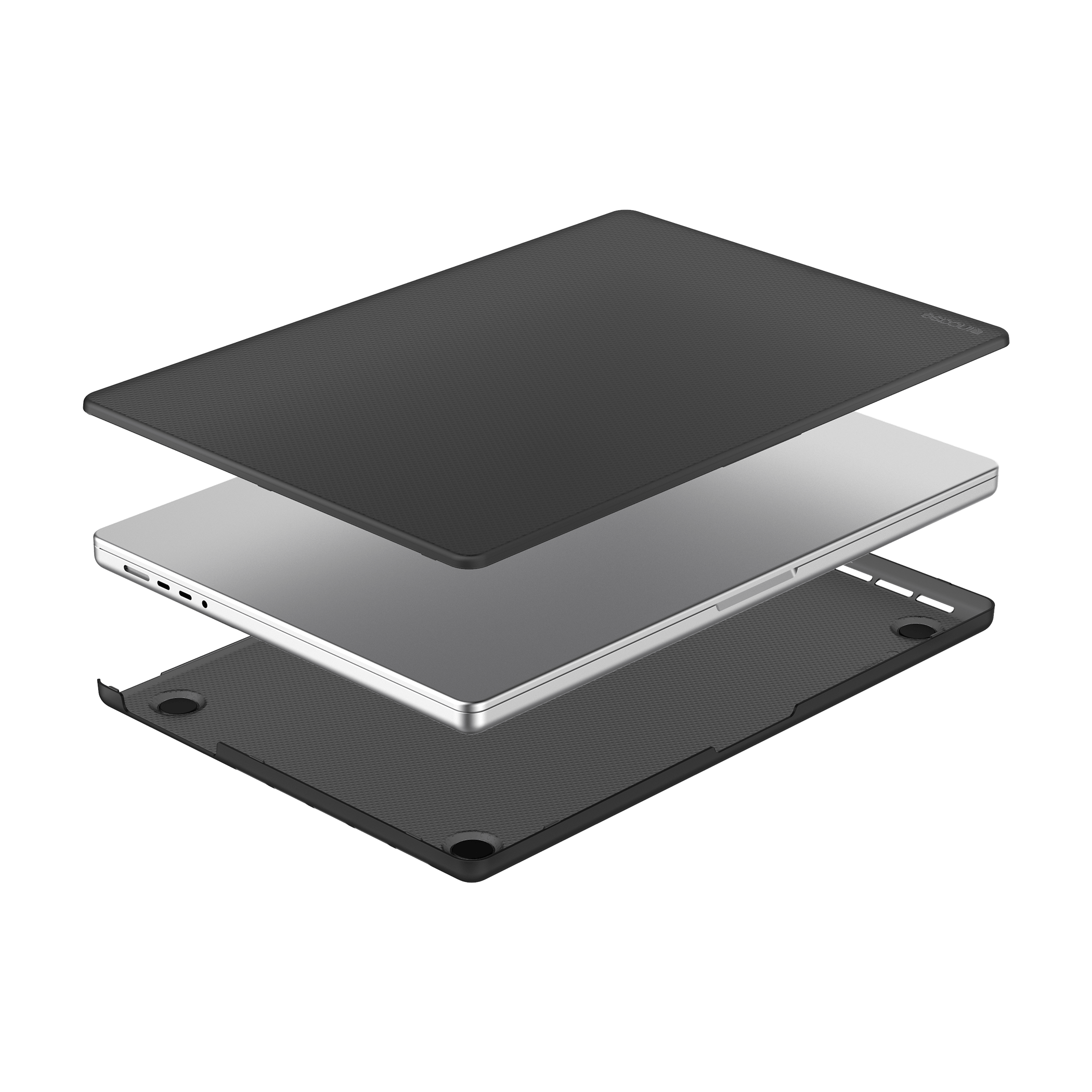 כיסוי קשיח למחשב נייד Incase Hardshell Case for MackBook Pro 16'' 2021 Dots - צבע שחור שנה אחריות ע