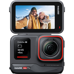 מצלמת אקסטרים Insta360 Ace Pro 8K - צבע שחור שנה אחריות ע"י היבואן הרשמי