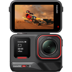 מצלמת אקסטרים Insta360 Ace Pro 2 8K AI - צבע שחור שנה אחריות ע"י היבואן הרשמי