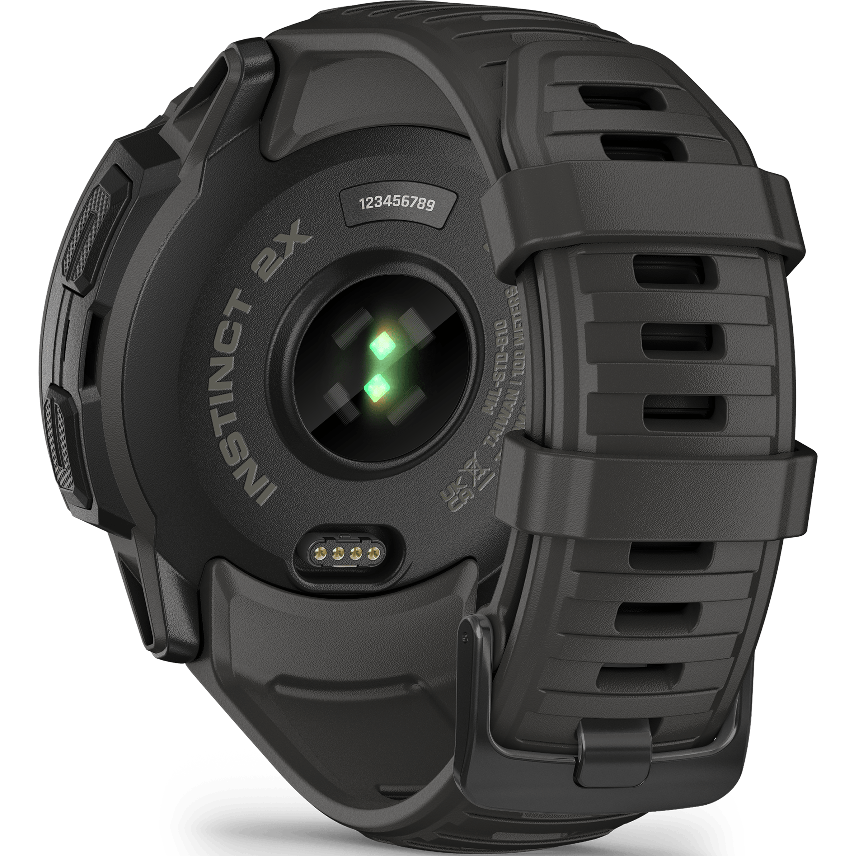 שעון ספורט חכם Garmin Instinct 2X Solar 50mm - צבע שחור גרפיט שנתיים אחריות ע