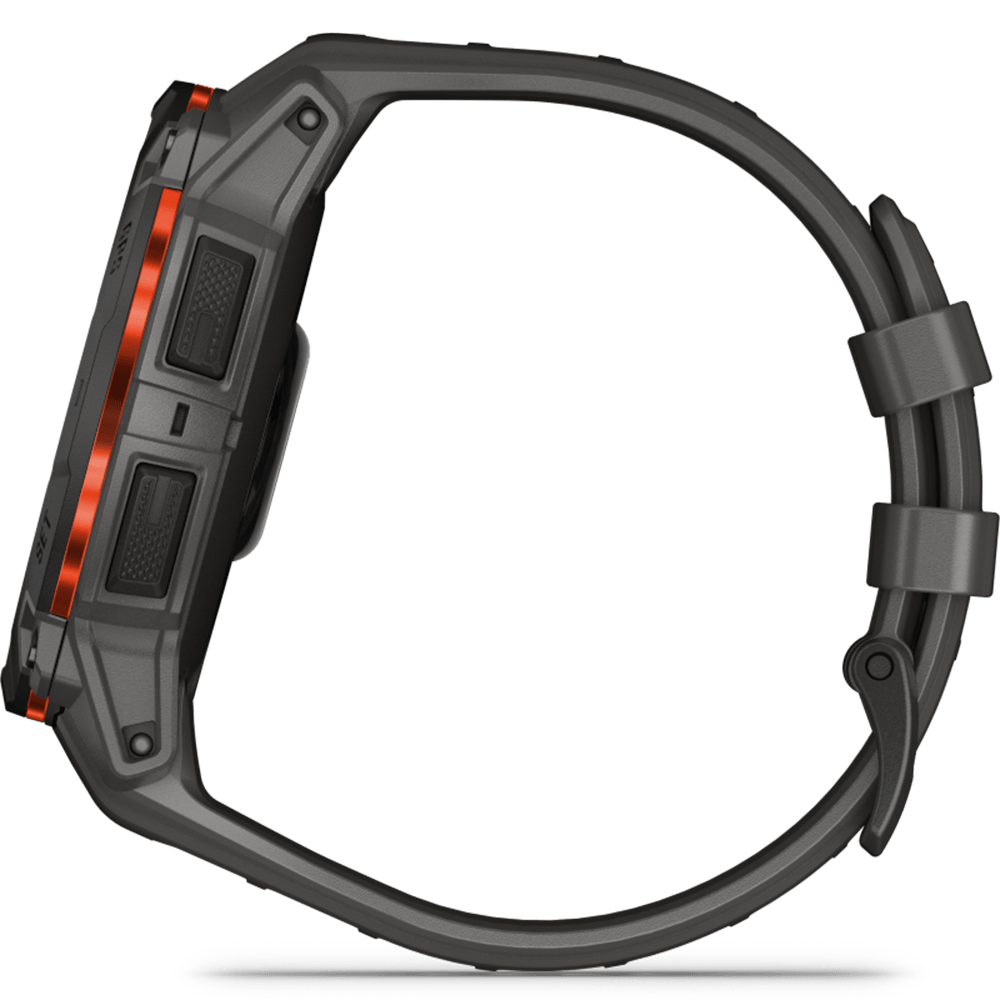 שעון ספורט חכם Garmin Instinct 3 Solar 50mm - צבע שחור שנתיים אחריות ע