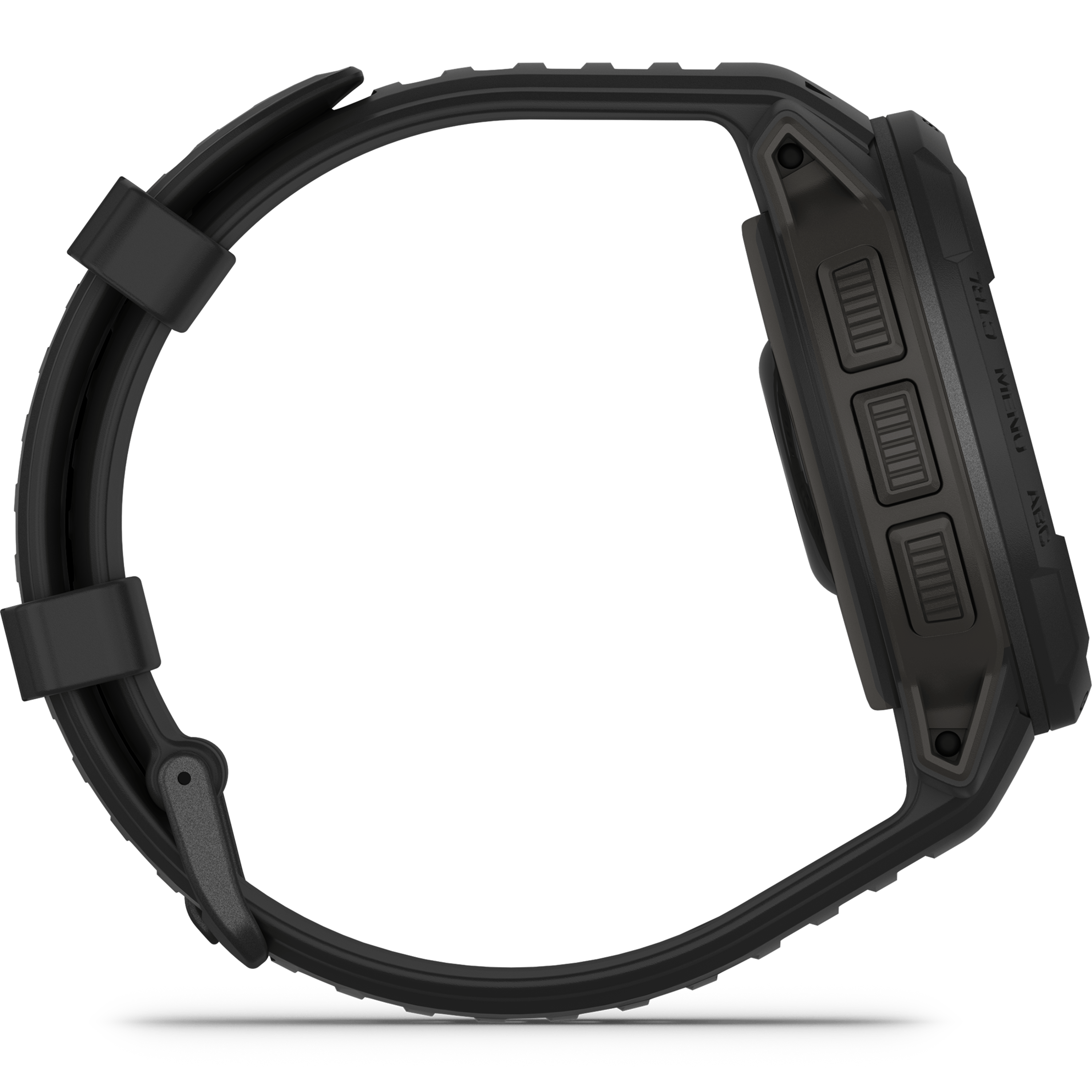 שעון ספורט חכם Garmin Instinct Crossover Solar Tactical Edition 45mm GPS - צבע שחור שנתיים אחריות ע