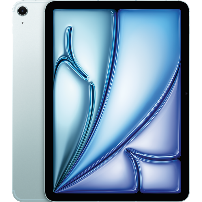 טאבלט Apple iPad Air 2025 11 M3 512GB 8GB RAM 5G + Wi-Fi - צבע כחול שנה אחריות עי היבואן הרשמי