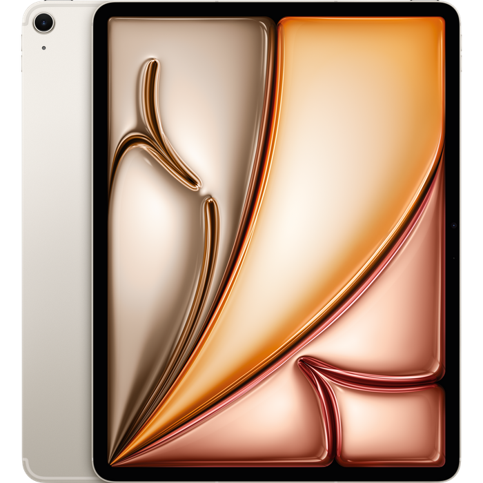 טאבלט Apple iPad Air 2025 13 M3 128GB 8GB RAM 5G + Wi-Fi - צבע אור כוכבים שנה אחריות עי היבואן הרשמי
